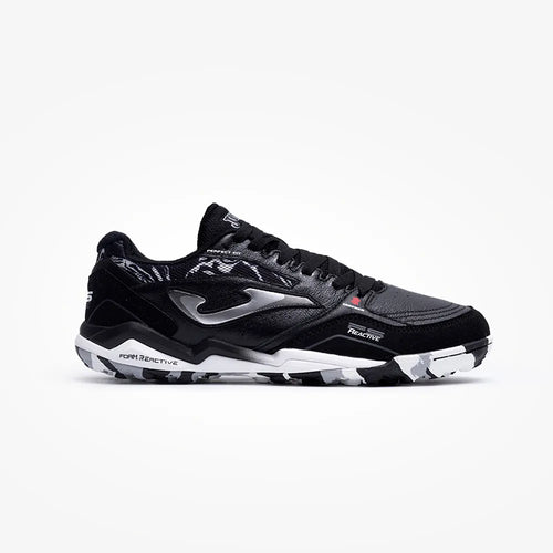 Chuteira de Society Joma Fs Reactive Masculino Preto e Branco