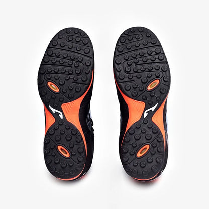 Chuteira de Society Joma Top Flex Unissex Preto e Coral