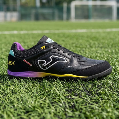 Chuteira de Society Joma Top Flex Masculina Preto e Roxo